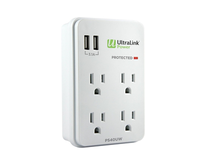 UltraLink UltraPower Series 4 Outlet Surge Protector - PS40UW