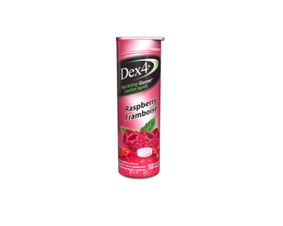 Dex 4 Glucose Tablets - Raspberry - 10s