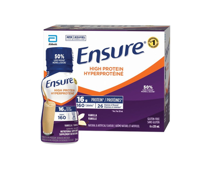 Ensure High Protein Shake - 26 Vitamins and Minerals - Vanilla - 6 x 235ml