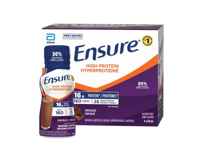 Ensure High Protein Nutritional Supplement - Chocolate - 6x235ml