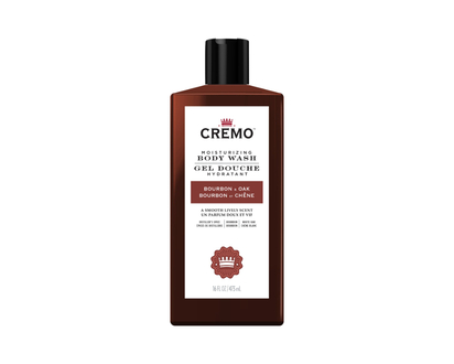 Cremo Astonishingly Superior All Season Body Wash -Bourbon & Oak - 473ml