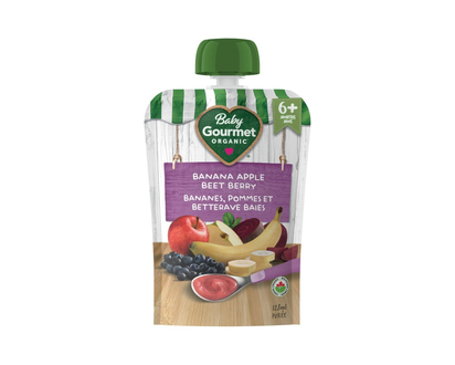 Baby Gourmet Baby Food - Banana Apple Beet Berry - 128ml