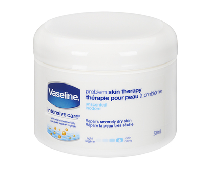 Vaseline Problem Skin Therapy Creamy Petroleum Jelly - Unscented - 220ml