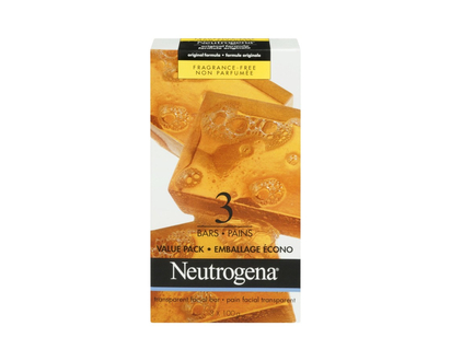 Neutrogena Facial Cleansing Bar - 100g - 3's