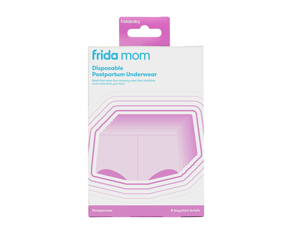 Frida Mom Postpartum Underwear - Petite - Grey - 8pk