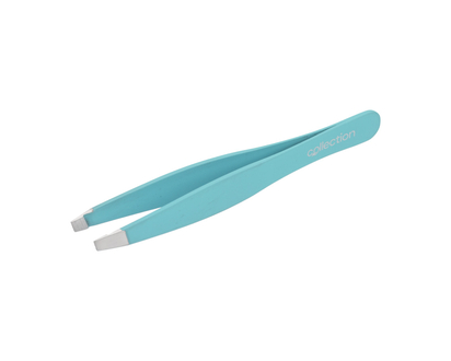 Collection Premium by London Drugs Stainless Steel Slanted Tweezers - Teal - 95-2688