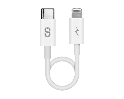 LOGiiX Sync and Charge 30cm Lightning Cable for Apple iPad/iPhone/iPod - White - LGX13169