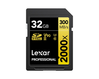 Lexar Professional 2000x Flash Memory Card - 32GB - LSD2000032G-BNNNU