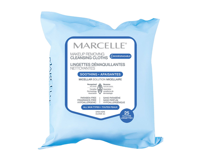 Marcelle Soothing Make-up Removing Wipes - 25s
