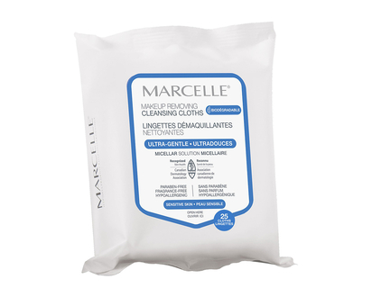 Marcelle Ultra Gentle Make-up Removing Wipes - 25s