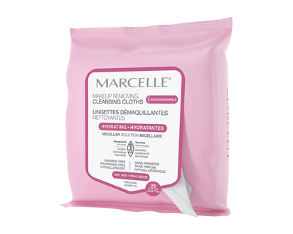 Marcelle Hydrating Make-up Removing Wipes - 25s