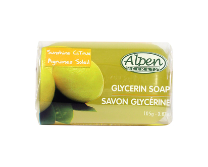 Alpen Secrets Glycerin Soap - Sunshine Citrus - 105g