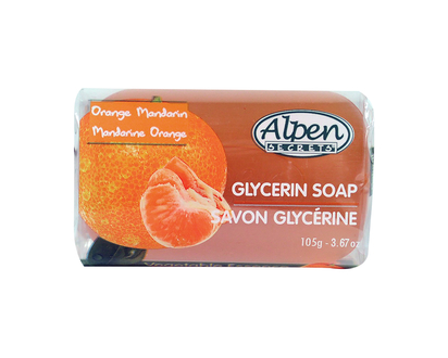 Alpen Secrets Glycerin Soap - Orange Mandarin - 105g