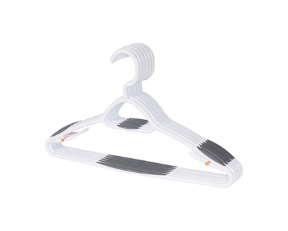 Neatfreak Non-Slip Hanger - White/Grey - 5 pack