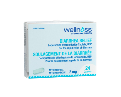 Wellness by London Drugs Diarrhea Relief - 24 Caplets