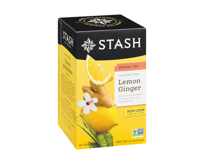 Stash Lemon Ginger Herbal Tea - 20s