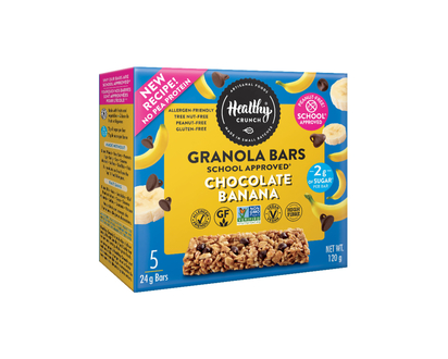Healthy Crunch School Approved Granola Bar - Chocolate Banana - 5pk/120g