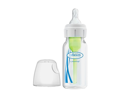Dr. Brown's Natural Flow Options+ Anti-Colic Baby Bottle - Clear - 120ml/2pk