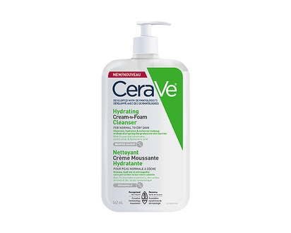CeraVe Hydrating Cream to Foam Cleanser - Normal to Dry -562ml