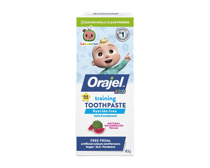 Orajel Kids Natural Training Toothpaste - Watermelon - 42.5g