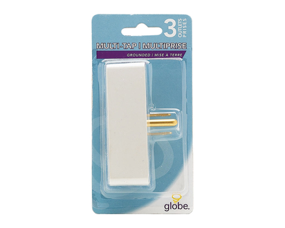 Globe Multi-Tap 3 Outlet Powerbar