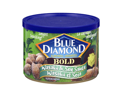 Blue Diamond Bold Almonds - Wasabi & Soy Sauce - 170g