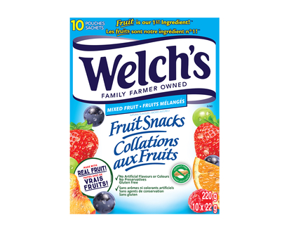Welch's Mixed Fruit Snacks - 220g