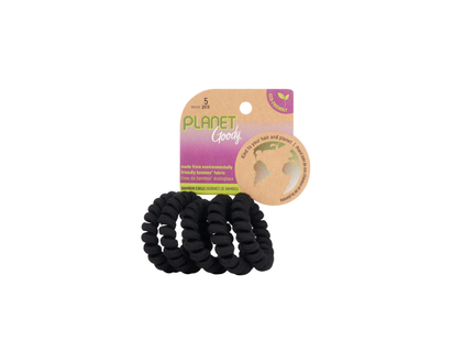 Goody Planet Bamboo Coils - Black - 5's