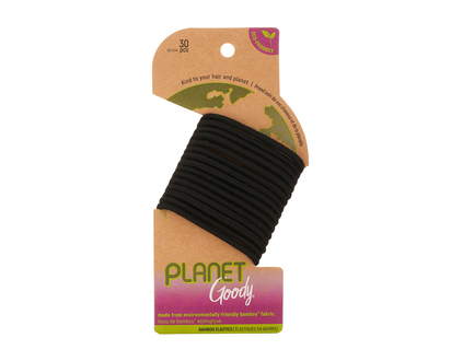 Goody Planet Bamboo Elastics - Black - 30s