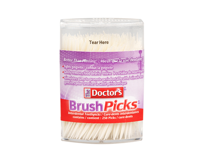 The Doctor's BrushPicks Interdental Toothpicks - 250s
