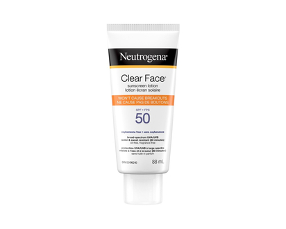 Neutrogena Clear Face Sunscreen Lotion - SPF 50 - 88ml