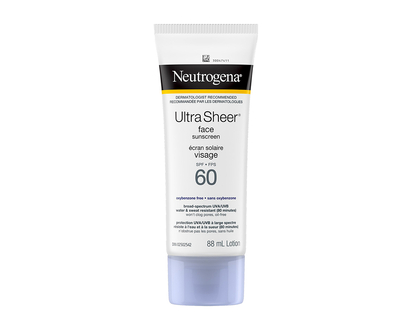 Neutrogena Ultra Sheer Dry Touch Face Sunscreen Lotion - SPF 60 - 88ml