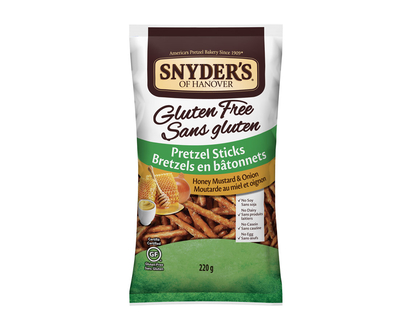 Snyder's Pretzel Sticks - Honey Mustard & Onion - 220g