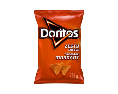 Doritos Tortilla Chips - Zesty Cheese - 235g