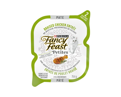 Fancy Feast Petites Wet Cat Food - Braised Chicken Entree - 79.4g