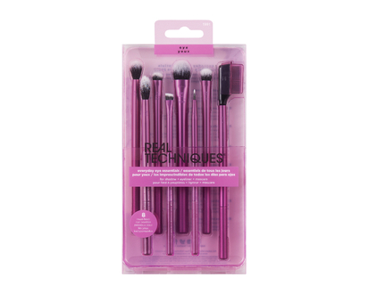 Real Techniques Everyday Eye Essentials Makeup Brush Kit - 8 piece