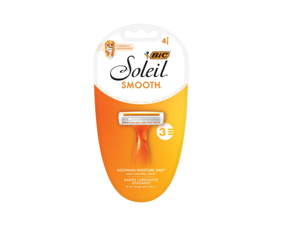 BIC Soleil Original Women's Disposable Razors - Assorted Colours - 4's