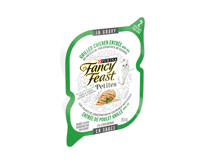 Fancy Feast Petites Wet Cat Food - Grilled Chicken Entree with Rice - 79.4g