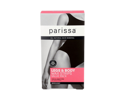 Parissa Leg & Body Wax Strips Value Pack - 48s