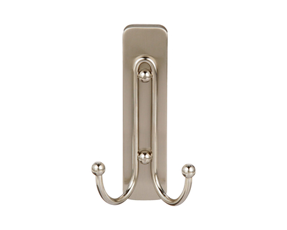3M Command Self-Adhesive Hook - Brushed Nickel - Large - 17036BN-EF