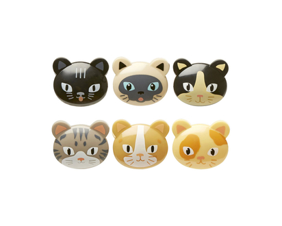 Kikkerland Bag Clips - Cats - 6s
