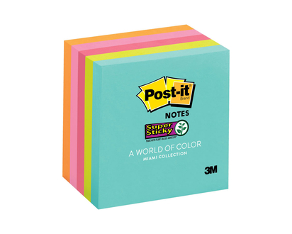 Post-it Super Sticky Notes - 76 x 76 mm/450 sheets