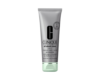 Clinique All About Clean 2-in-1 Charcoal Mask + Scrub - 100ml