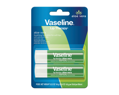 Vaseline Lip Therapy - Aloe Vera - 2 x 4.8g