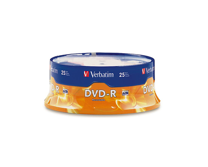 Verbatim DVD-R 4.7GB 16X Spindle - 25 pack