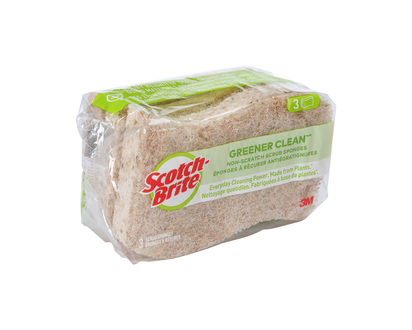 Scotch-Brite Greener Clean Scrub Sponge - 3 pack