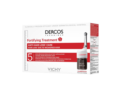 Vichy Dercos Fortifying Treatment 5 Anti-Hair Loss Treatment - 21 x 6ml