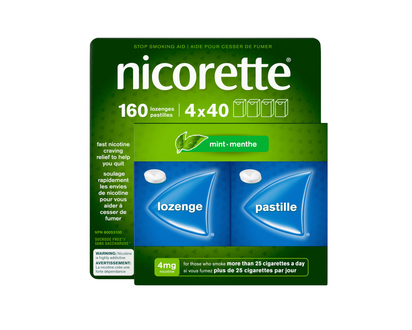 Nicorette Stop Smoking Aid Lozenge - Mint - 4mg - 160s