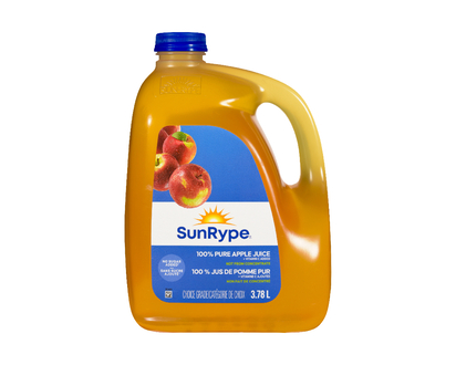 Sun-Rype Pure Unsweetened Apple Juice - 3.78L