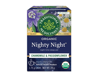 Traditional Medicinals Organic Nighty Night Wrapped Tea Bags - 16's